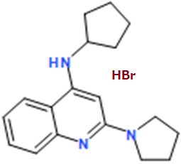 N-Cyclopentyl-2-(pyrrolidin-1-yl)quinolin-4-amine hydrobromide